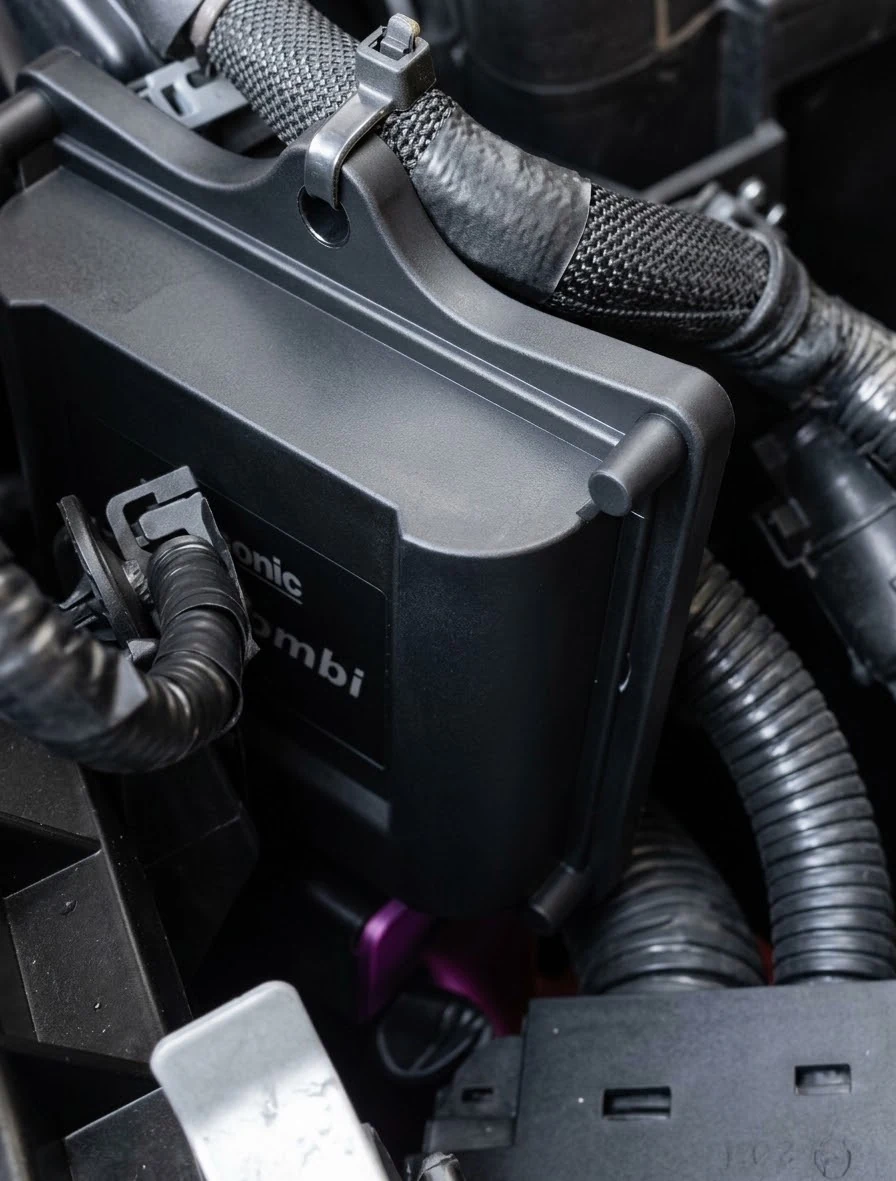 Detalle de la instalación GLP del Toyota Camry 2019