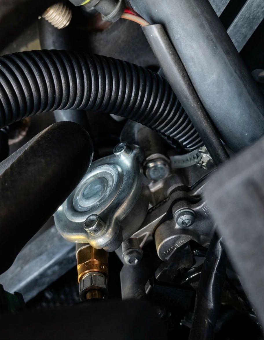 Detalle mecánico del sistema GLP del Toyota Camry 2019