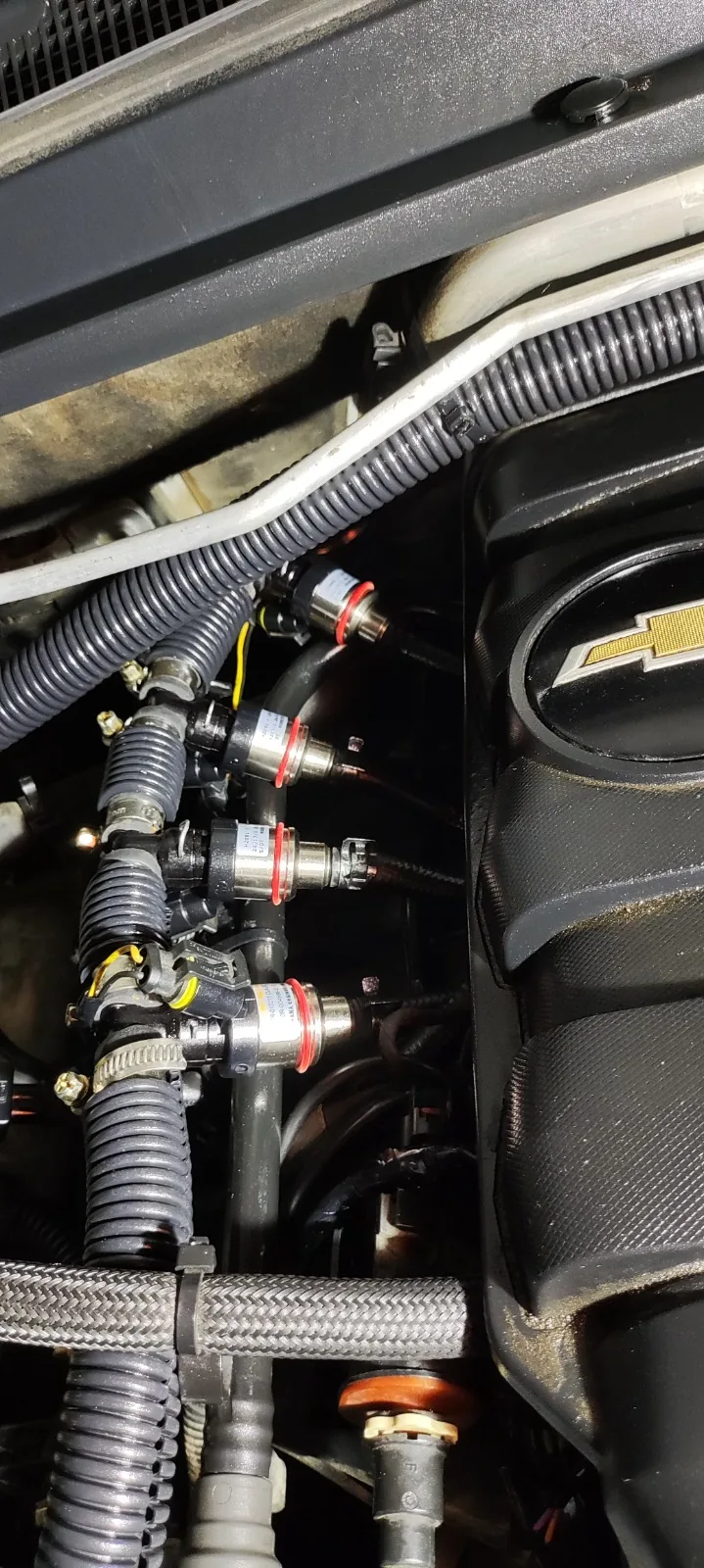 Inyectores del sistema instalado en Chevrolet Colorado