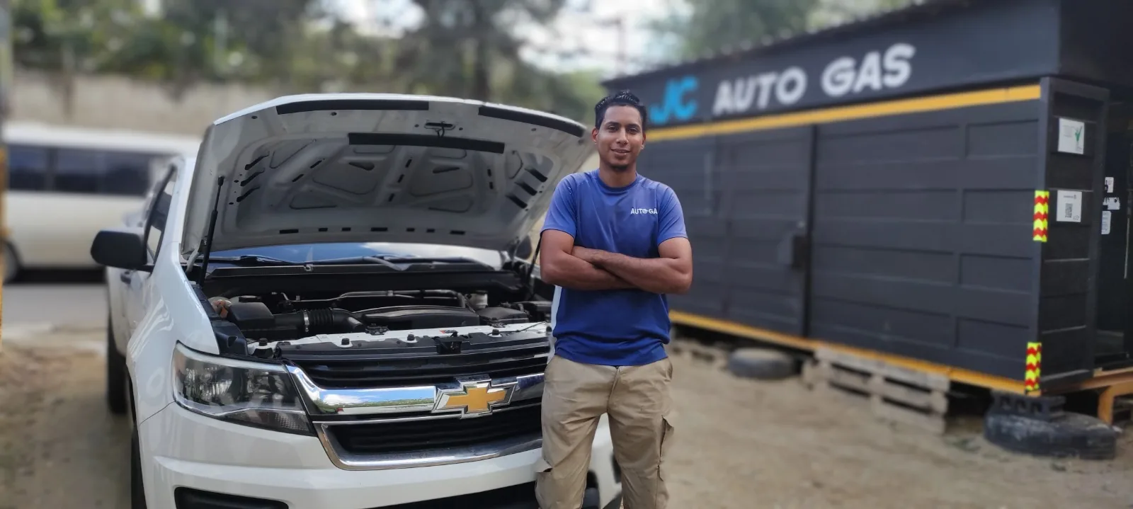 Chevrolet Colorado trabajada por JC AUTOGAS