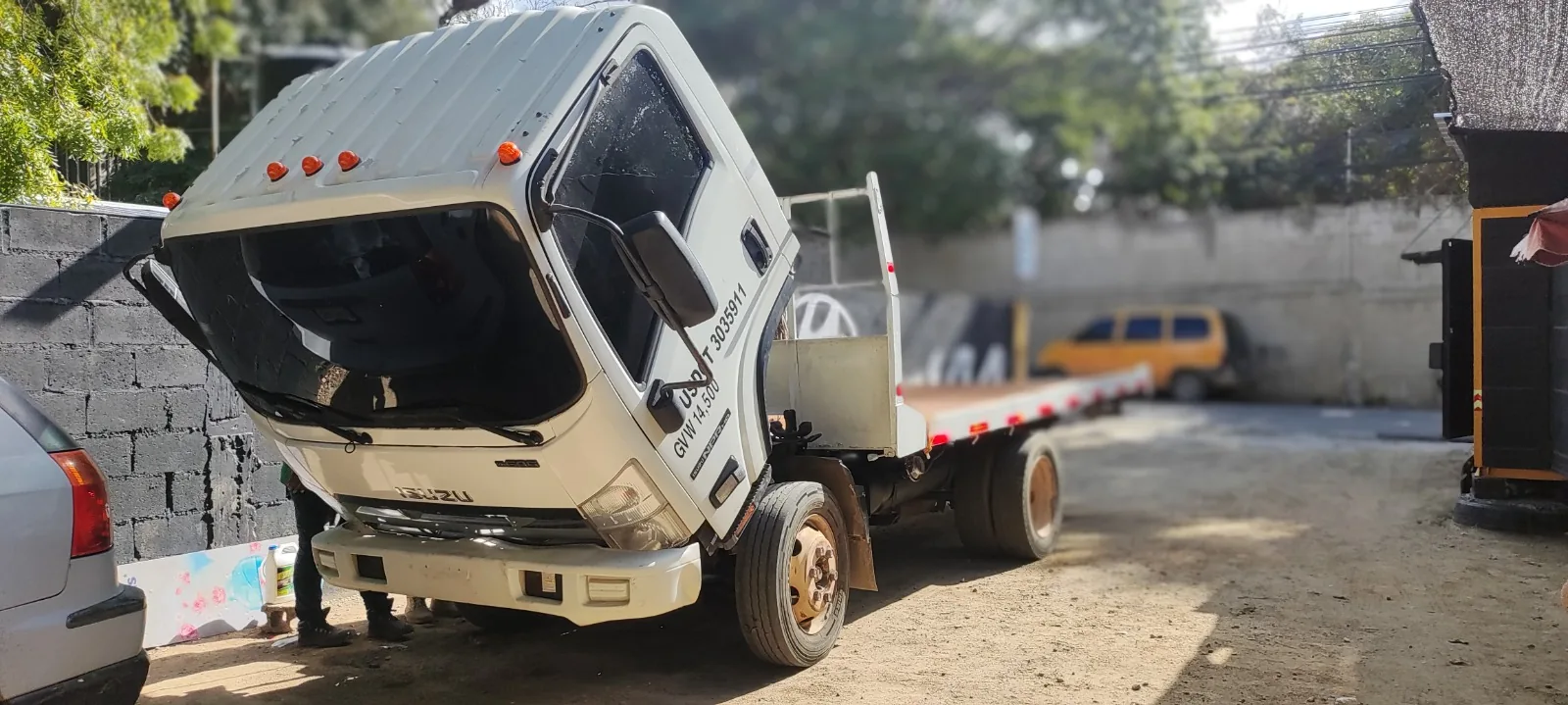 Camión grúa convertido a GLP por JC AUTOGAS